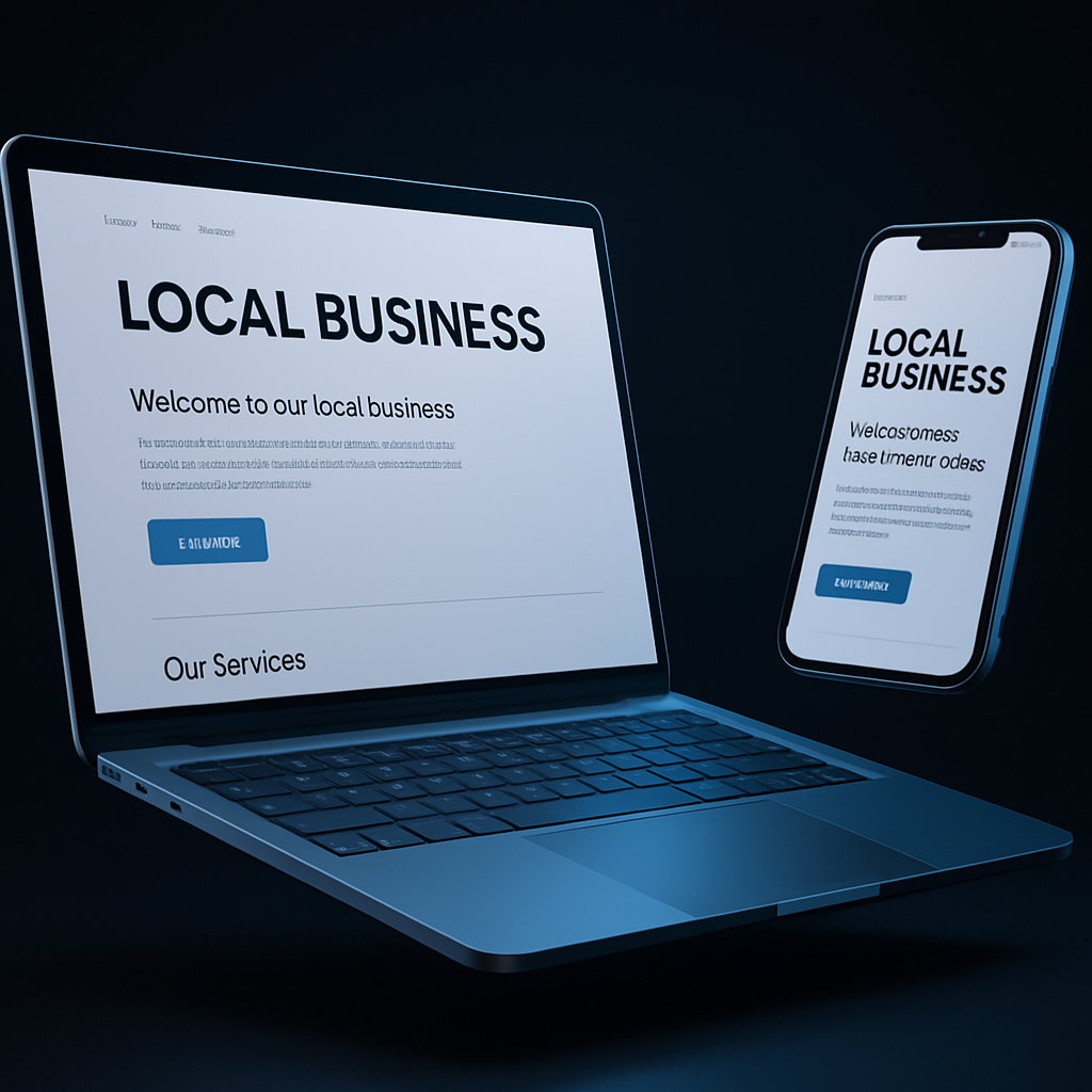 A FLiSiTES website shown on a laptop and phone